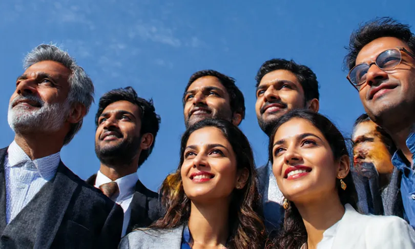A group of business owners looking ahead